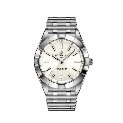 [A77310101A2A1] Chronomat 32 Stainless Steel / White / Rouleaux