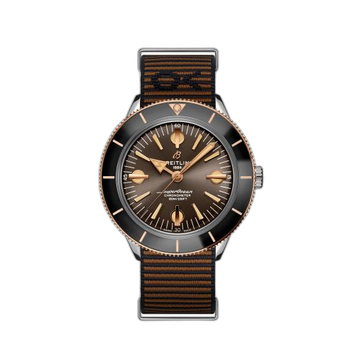 [U103701A1Q1W1] Superocean Heritage '57 Stainless Steel / Red Gold / Outerknown