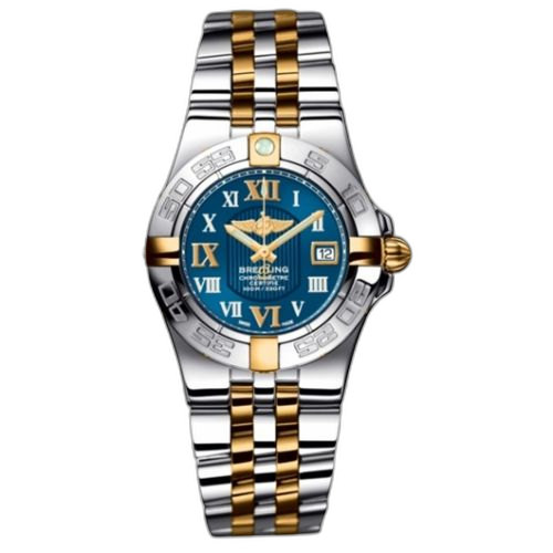 [B71340L2.C779.368D] Galactic 30 Two Tone Blue / Roman / Two Tone Bracelet