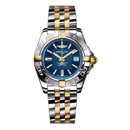 [B71356L2.C812.367D] Galactic 32 Two Tone Blue / Two Tone Bracelet