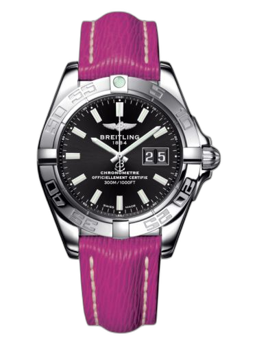 [A49350L2.BE58.243X] Galactic 41 Stainless Steel / Onyx Black / Sahara