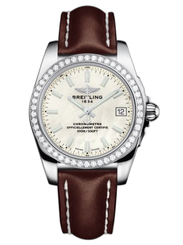 [A7433053.A779.416X] Galactic 36 Stainless Steel / Diamond / Pearl / Calf