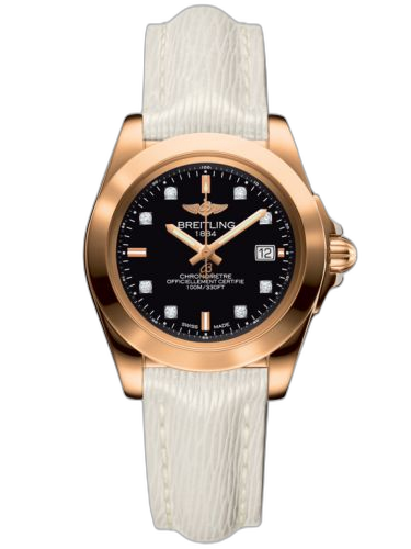 [H7133012.BF64.235X] Galactic 32 Sleek Edition Rose Gold / Trophy Black Diamond / Sahara