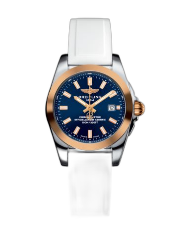 [C7234812/C950/249S/A12S.1] Galactic 29 Stainless Steel / Rose Gold / Horizon Blue / Rubber