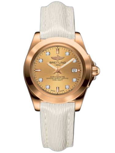 [H7133012.H550.235X] Galactic 32 Sleek Edition Rose Gold / Golden Sun Diamond / Sahara