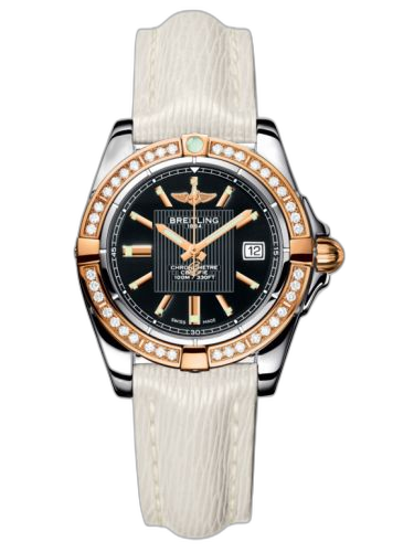 [C71356LA.BA12.235X] Galactic 32 Stainless Steel / Rose Gold / Diamond / Trophy Black / Sahara