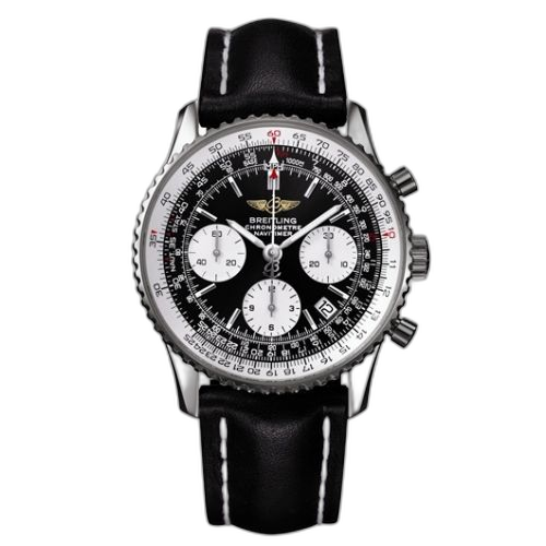 [A2332212/B635] Navitimer Black / Black Calf