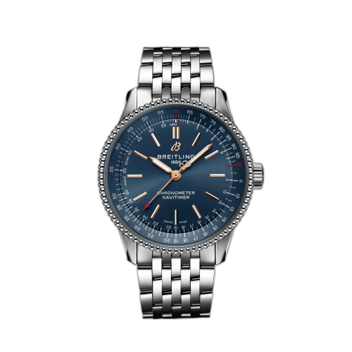 [A173953A1C1A1] Navitimer 1 35 Automatic Stainless Steel / Blue / Korea