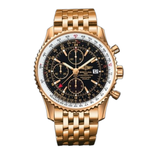 [H2432212/B928/426H] Navitimer World Red Gold / Black / Bracelet