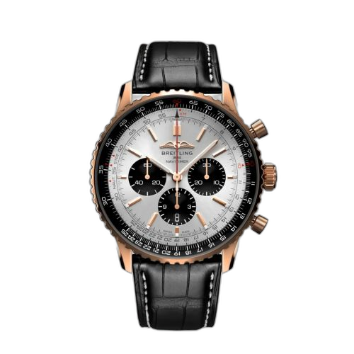 [RB0137241G1P1] Navitimer B01 Chronograph 46 Red Gold / Silver