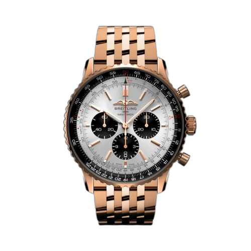 [RB0137241G1R1] Navitimer B01 Chronograph 46 Red Gold / Silver
