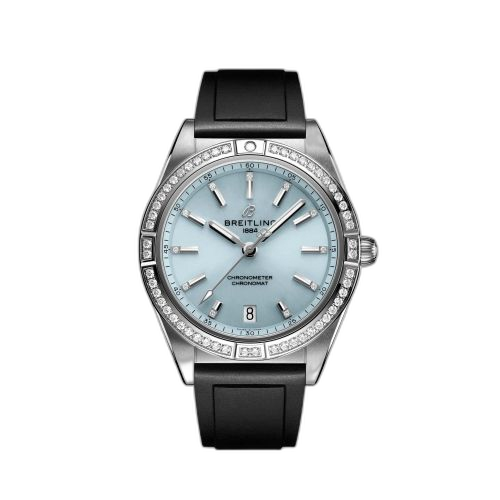 [G10380591C1S1] Chronomat Automatic 36 South Sea Stainless Steel / White Gold / Diamond / Ice Blue