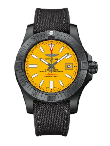 [M17331E2.I530.109W] Avenger II Seawolf Black Steel / Cobra Yellow / Military / Limited Edition