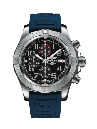 [A1337111/BC28/159S/A20S.1] Super Avenger II Stainless Steel / Volcano Black / Rubber / Pin