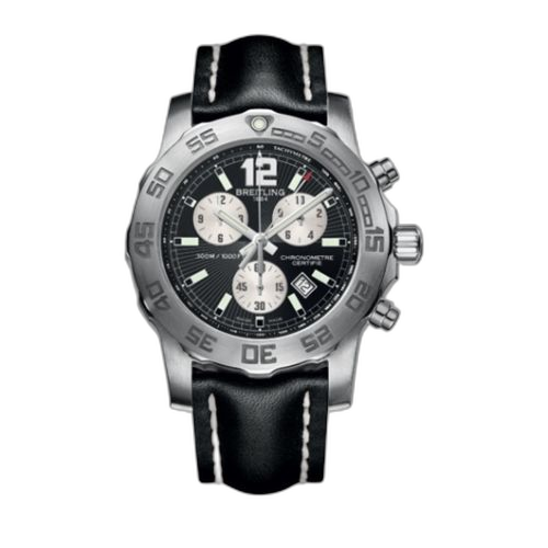 [A7338710BB49435X] Colt Chronograph II Black / Calf
