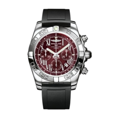 [AB011012.K522.131S] Chronomat 44 Stainless Steel / Mirage Red / Rubber