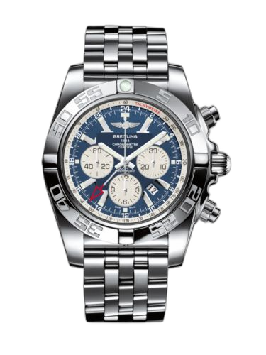 [AB041012.C834.383A] Chronomat 47 GMT Stainless Steel / Metallica Blue /