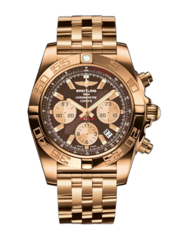 [HB011012.Q576.375H] Chronomat 44 Rose Gold / Metallica Brown / Bracelet