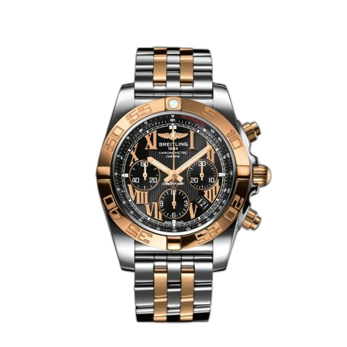 [CB011012/B957/388C] Chronomat 44 Stainless Steel / Red Gold / Black - Roman / Japan Special Edition