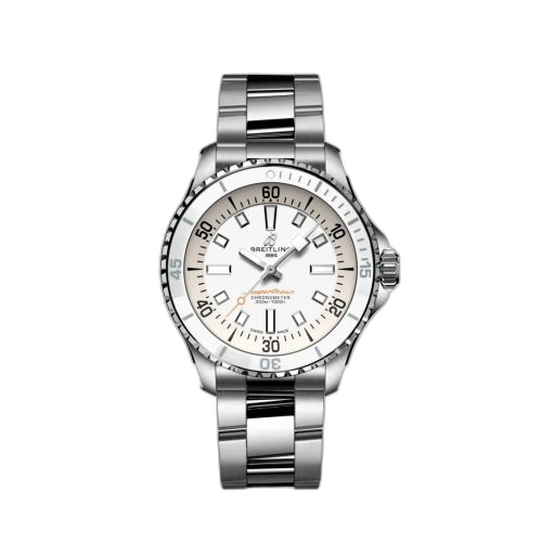 [A17377211A1A1] SuperOcean Automatic 36 Stainless Steel / White / Bracelet
