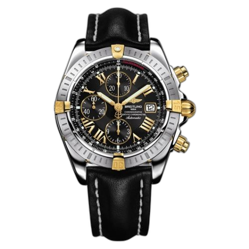 [B1335611/B918] Chronomat Evolution Stainless Steel / Yellow Gold / Black - Roman