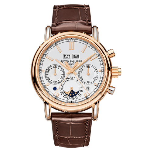 [5204R-001] Perpetual Calendar Split-Seconds Chronograph 5204 Rose Gold / Silver