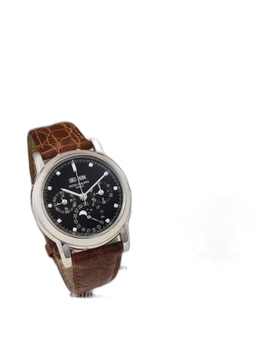 [3970EP-019] Perpetual Calendar Chronograph 3970 Platinum / Black Diamond