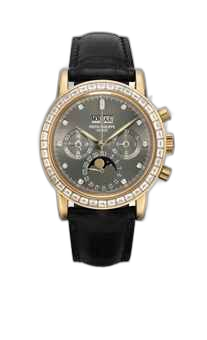 [3990R-0XX] Perpetual Calendar Chronograph 3990 Rose Gold / Slate