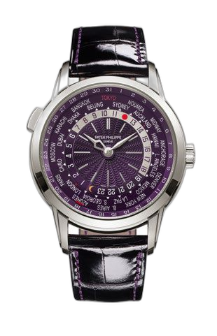 [5330G-010] World Time Date 5330 White Gold / Plum / Tokyo 2023