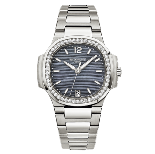 [7018/1A-010] Nautilus 7018 Stainless Steel / Blue