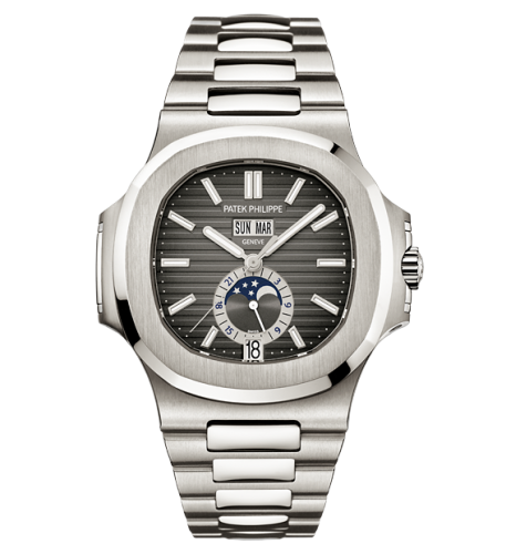 [5726/1A-001] Nautilus 5726 Stainless Steel / Black