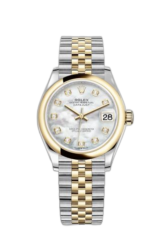 [278243-0028] Datejust 31 Stainless Steel / Yellow Gold / Domed / MOP / Jubilee