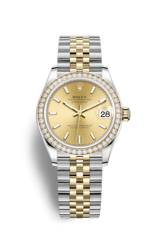 [278383rbr-0014] Datejust 31 Stainless Steel / Yellow Gold / Diamond / Champagne / Jubilee