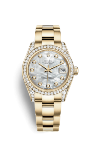 [178158-0033] Datejust 31 Yellow Gold Diamond / Oyster / MOP