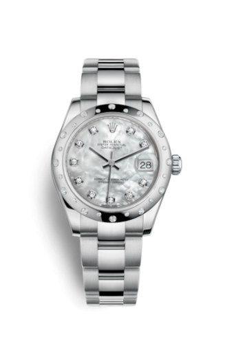 [178344-0064] Datejust 31 Stainless Steel Domed Diamond / Oyster / MOP