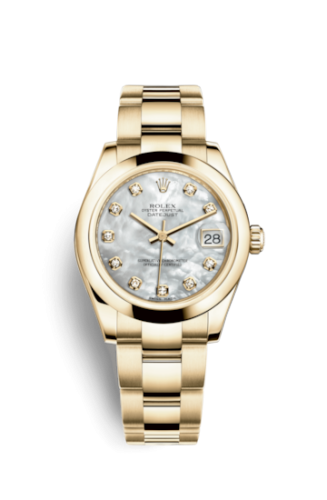 [178248-0014] Datejust 31 Yellow Gold Domed / Oyster / MOP