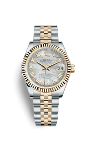 [178273-0016] Datejust 31 Rolesor Yellow Fluted / Jubilee / MOP Roman