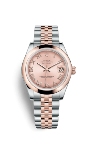 [178241-0064] Datejust 31 Rolesor Everose Domed / Jubilee / Pink Roman