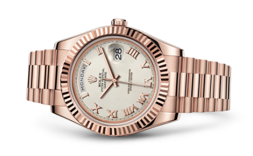 [218235-0033] Day-Date II Everose Ivory Roman