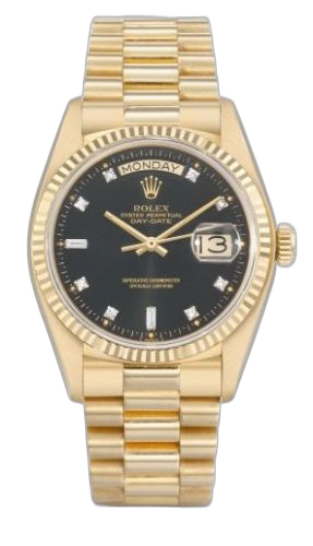 [18038 Black Diamond] Day-Date 18038