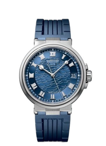 [5517BB/Y2/5ZU] Marine 5517 White Gold / Blue / Rubber