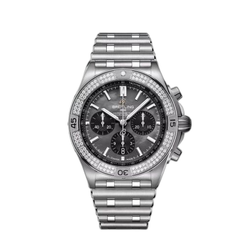 [AB0134A21G2A1] Chronomat B01 42 Stainless Steel - Diamond / Grey MOP / Japan