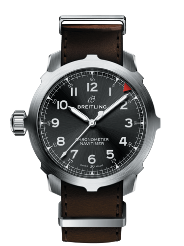[AB204010.BG92.491X] Navitimer Super 8 B20 Automatic 46 Stainless Steel / Black / NATO