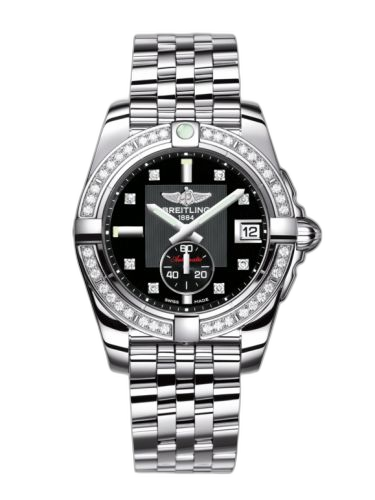 [A3733053/BD02/376A] Galactic 36 Automatic Stainless Steel / Diamond / Volcano Black Diamond / Bracelet