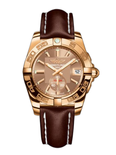 [H3733012.Q584.416X] Galactic 36 Automatic Rose Gold / Copperhead Bronze / Calf