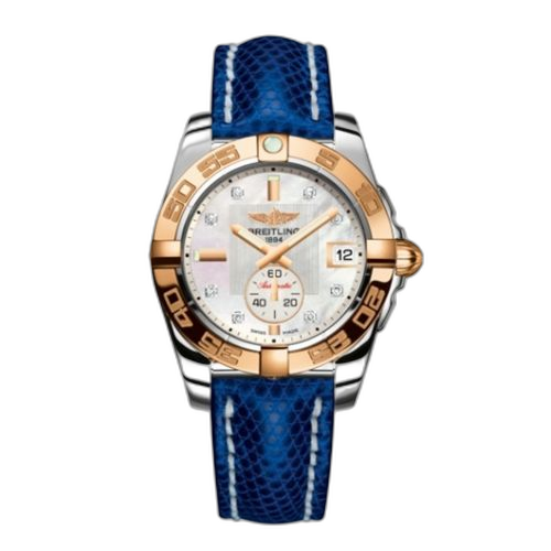 [C3733012/A725/112Z/A16BA.1] Galactic 36 Automatic Stainless Steel / Rose Gold / Pearl Diamond / Teju