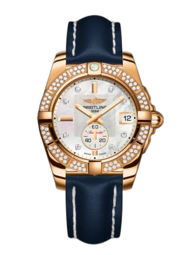 [H3733053.A725.194X] Galactic 36 Automatic Rose Gold / Diamond / Pearl Diamond / Calf