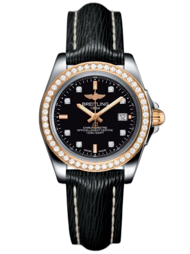 [C7133053/BF64/208X/A14BA.1] Galactic 32 Sleek Edition Stainless Steel / Rose Gold / Diamond / Trophy Black Diamond / Sahara