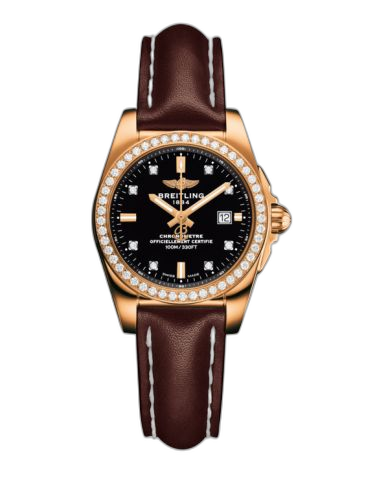 [H7234853.BE86.484X] Galactic 29 Rose Gold / Diamond / Trophy Black Diamond / Calf