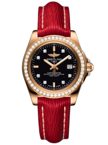 [H7133053.BF64.209X] Galactic 32 Sleek Edition Rose Gold / Diamond / Trophy Black Diamond / Sahara